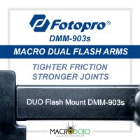 FotoPro DMM-903s Macro Twin Flash Flexible/Articulating Arms Bracket  (Previously DMM-903 or DMM903)