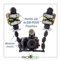 FotoPro DMM-903s Macro Twin Flash Flexible/Articulating Arms Bracket  (Previously DMM-903 or DMM903)