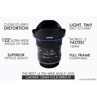 Laowa 12mm f/2.8 Ultra-Wide Zero-Distortion Lens - MacroDojo